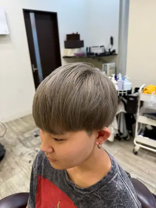ショート カラー メンズ 永井 天斗のヘアスタイル