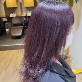 カラー 【公式】Adatto 🩵艶&透明感カラーのヘアスタイル