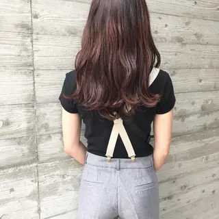 カラー クニモトハルナ ボブ/柔らかカラーのヘアスタイル