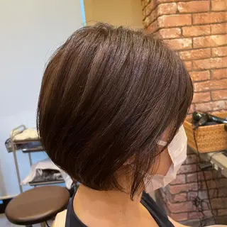 ショート カラー spinhair fluffyのヘアスタイル