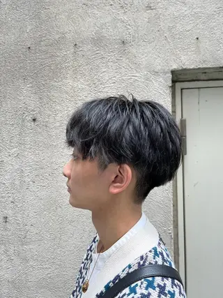 ショート パーマ メンズ 🏆メンズヘア特化 🥇代表りんぺーのヘアスタイル