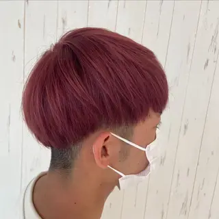 カラー メンズ 岡 愛梨のヘアスタイル