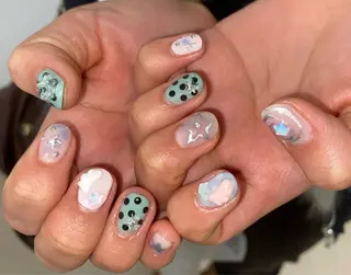 メンズ ネイル akari✨千葉駅 全メニューメンズ🉑のネイルデザイン