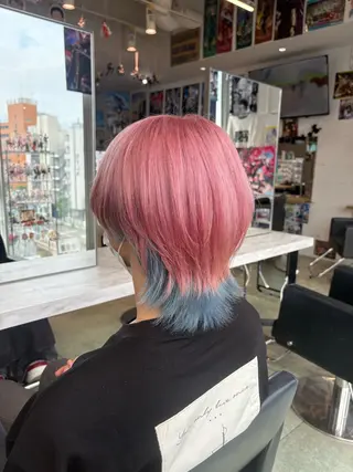 ショート カラー 推しカラー/ ミクのヘアスタイル