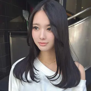 ロング calna 古賀 菜摘のヘアスタイル