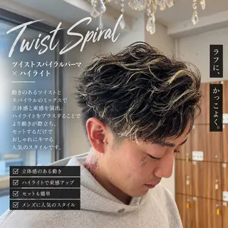 カラー パーマ メンズ 【パーマ特化美容師 】🔥Yoshiyaのヘアスタイル