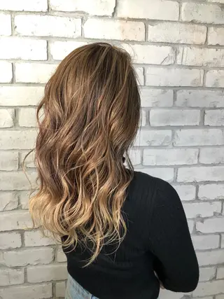 セミロング カラー welring hair salonのヘアスタイル