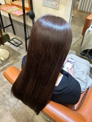 ロング カラー HashTAG momokaのヘアスタイル
