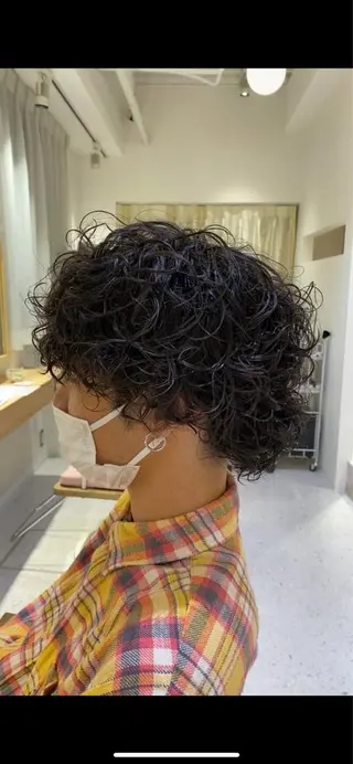 パーマ メンズ soil ミヤタケのヘアスタイル