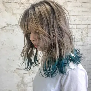 ミディアム カラー welring hair salonのヘアスタイル