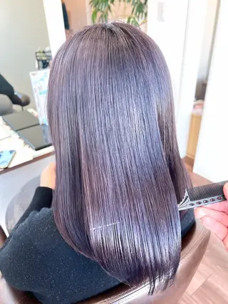 ロング カラー 利根川 海響のヘアスタイル
