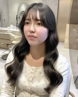 ロング カラー 透明感カラー🌿 グレージュ🐺陽介のヘアスタイル
