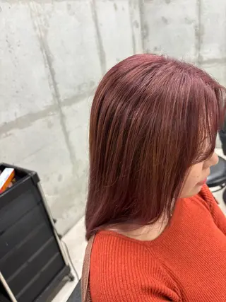 セミロング カラー 垣内 勇人のヘアスタイル