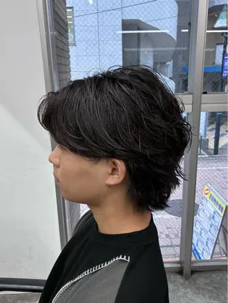 ミディアム パーマ メンズ 💈海外風パーマ 💈メンズ/颯太のヘアスタイル