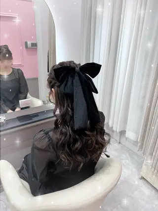 ヘアアレンジ lien momoのヘアスタイル