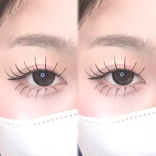 マツエク・マツパ ｡ꕤ°₊sakura 束感まつ毛‎⊹𓈒✿のマツエク・マツパデザイン