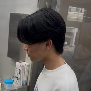 メンズ 曲がる縮毛矯正 LIBER 　岩名のヘアスタイル