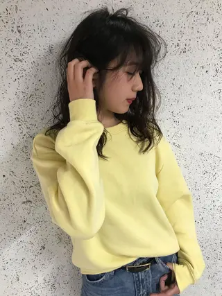 ロング パーマ KOOKI スティードトーキョーのヘアスタイル