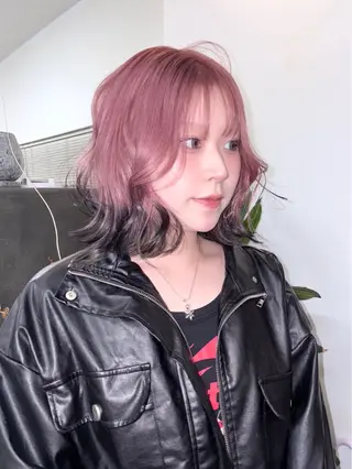 カラー ヘアアレンジ ハイトーンカラー/ miyuuのヘアスタイル
