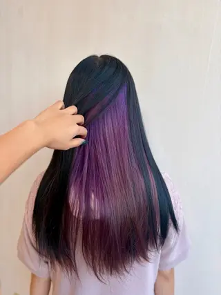 カラー 杉森 蘭琉のヘアスタイル