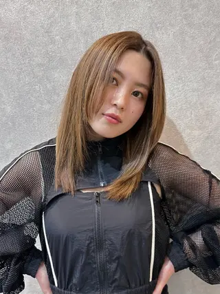 ロング カラー ヘアアレンジ REONA🪽✨薬院 レイヤーカット🫧のヘアスタイル
