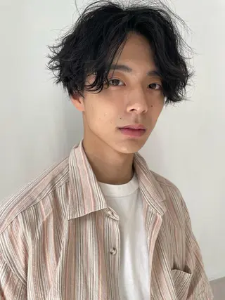 ショート カラー パーマ ヘアアレンジ メンズ キッズ ネイル マツエク・マツパ 横浜Bob美容師🤎 ERINAのヘアスタイル