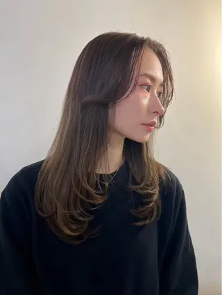 ロング 中岡 心音のヘアスタイル