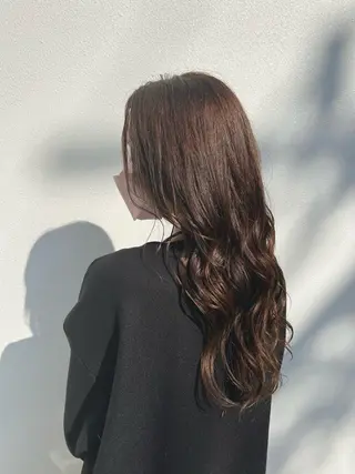 ロング カラー 「sumi」 AMIのヘアスタイル