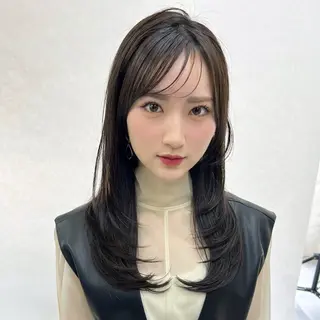 ロング 髪質改善/エクステ/ レイヤーカットLayのヘアスタイル