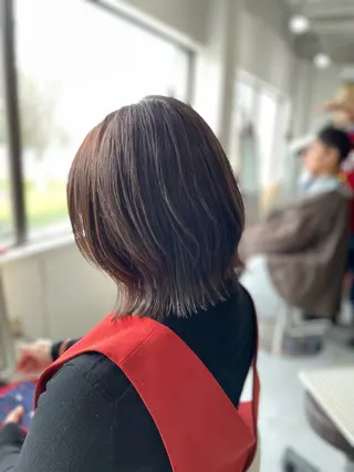 ミディアム 尾野 雅斗のヘアスタイル