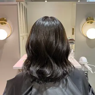 ミディアム カラー 千葉 優奈のヘアスタイル