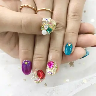 ネイル princess スカルプ専門店のネイルデザイン