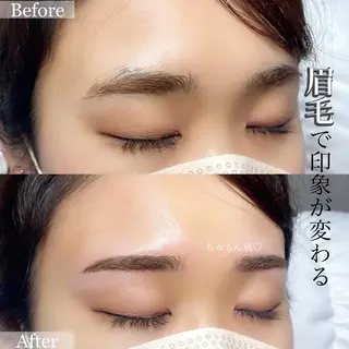 メンズ マツエク・マツパ アイブロウ Moyu eyelashのマツエク・マツパデザイン