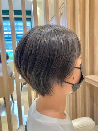 ショート カラー 🔸縮毛矯正🔸 カソリ ナユタのヘアスタイル