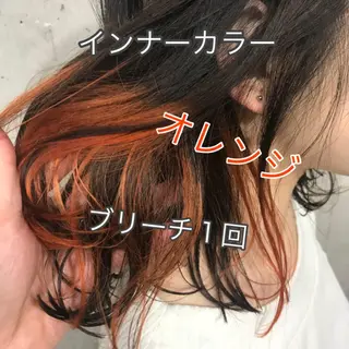 ミディアム カラー パーマ ヘアアレンジ メンズ キッズ ネイル マツエク・マツパ サロンドミルク 渋谷高比良のヘアスタイル