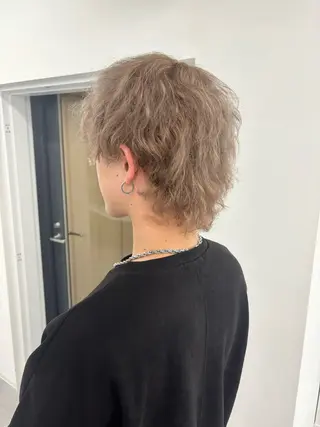 カラー メンズ 🧸🎀ブリーチ 栄🎀🧸かのんのヘアスタイル