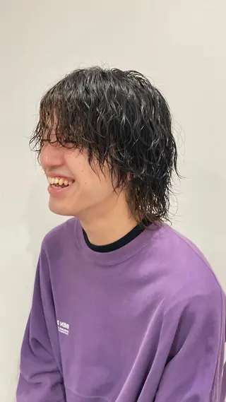 パーマ メンズ リベイルけんた モデル募集のヘアスタイル