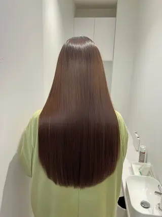 カラー 赤み消し🤎透明感 ベージュ🤎リン🔔のヘアスタイル