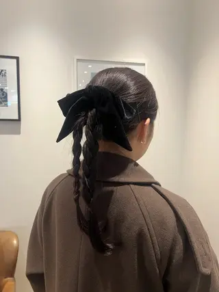 セミロング カラー beleefric 🩵チセのヘアスタイル