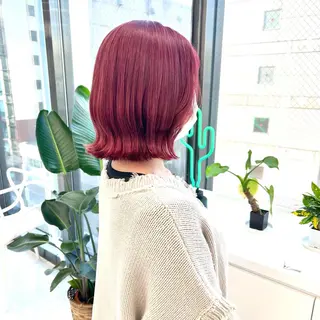 ショート カラー パーマ ヘアアレンジ メンズ キッズ ネイル マツエク・マツパ アイブロウ KANAMI 🌏のヘアスタイル