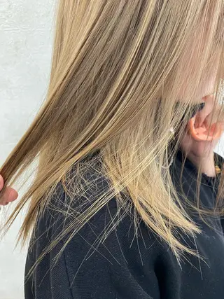 ロング メンズ縮毛矯正 ニュアンスパーマのヘアスタイル