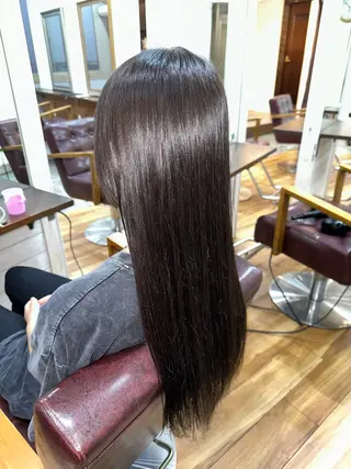 ロング 髪質改善×縮毛矯正 taichi副店長のヘアスタイル