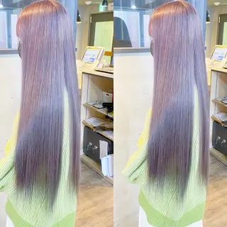 ロング カラー yoriダブルカラー 代表すがわらのヘアスタイル