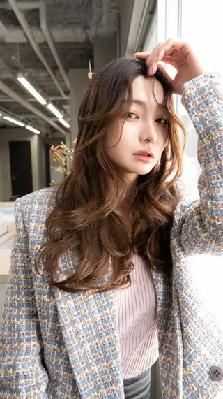 ロング カラー ANGELICA 難波店のヘアスタイル