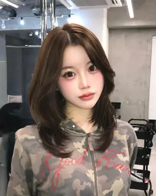 ミディアム カラー ゆうさ ❥ ボブ ショート 髪質改善のヘアスタイル