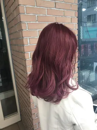 ミディアム カラー パーマ ヘアアレンジ メンズ キッズ ネイル マツエク・マツパ サロンドミルク 渋谷高比良のヘアスタイル