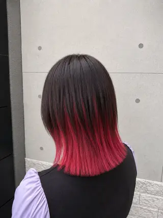ミディアム カラー 野首 京佑のヘアスタイル