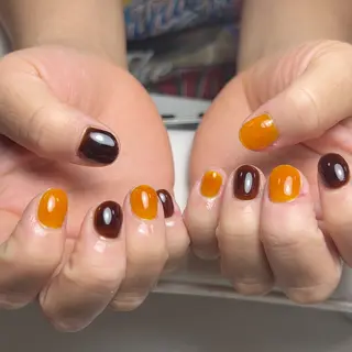 ミディアム ビン アンのネイルデザイン