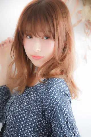 ミディアム カラー マツエク・マツパ 横浜Bob美容師🤎 ERINAのヘアスタイル