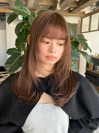 ミディアム カットモデル募集中/ 店長/角田真哉のヘアスタイル
